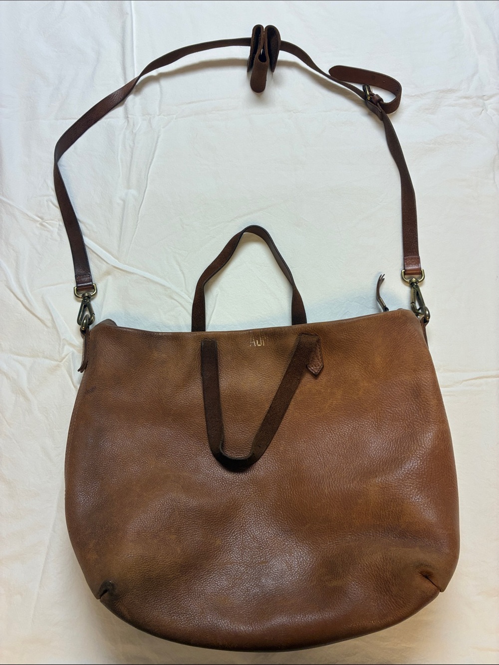 Madewell Brown Leather Hobo Shoulder Bag